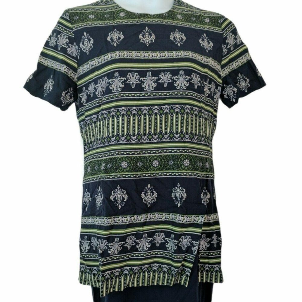 Just in Thyme Blue Rayon Faux Two Piece Dress Size 12